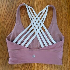 Lululemon Free To Be Moved Bra Dusty Rose - Size 4